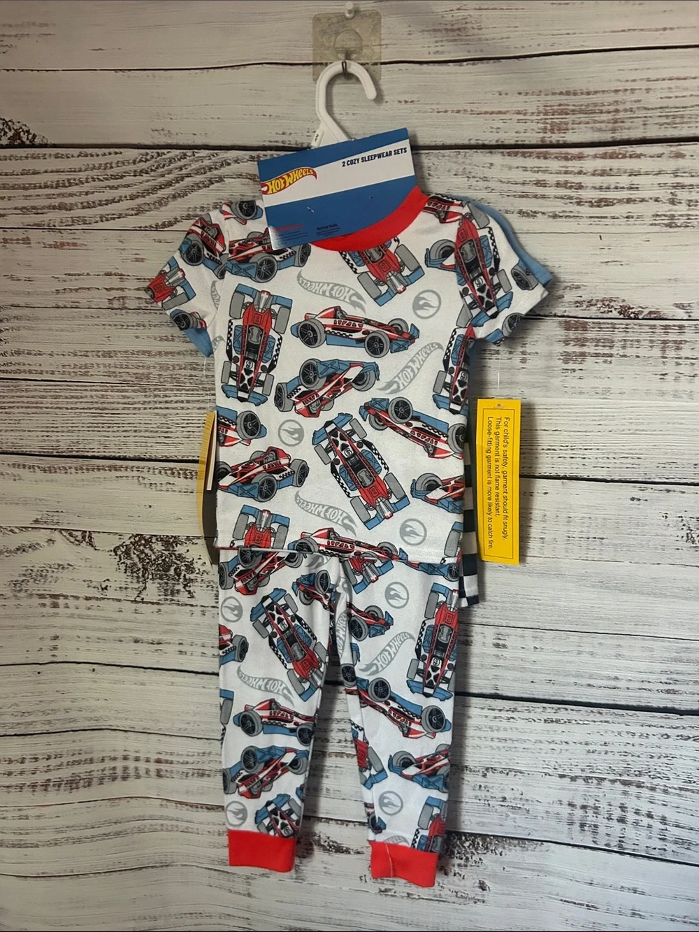 NWT set of 2 Hot Wheels Pajama Sets size 2t